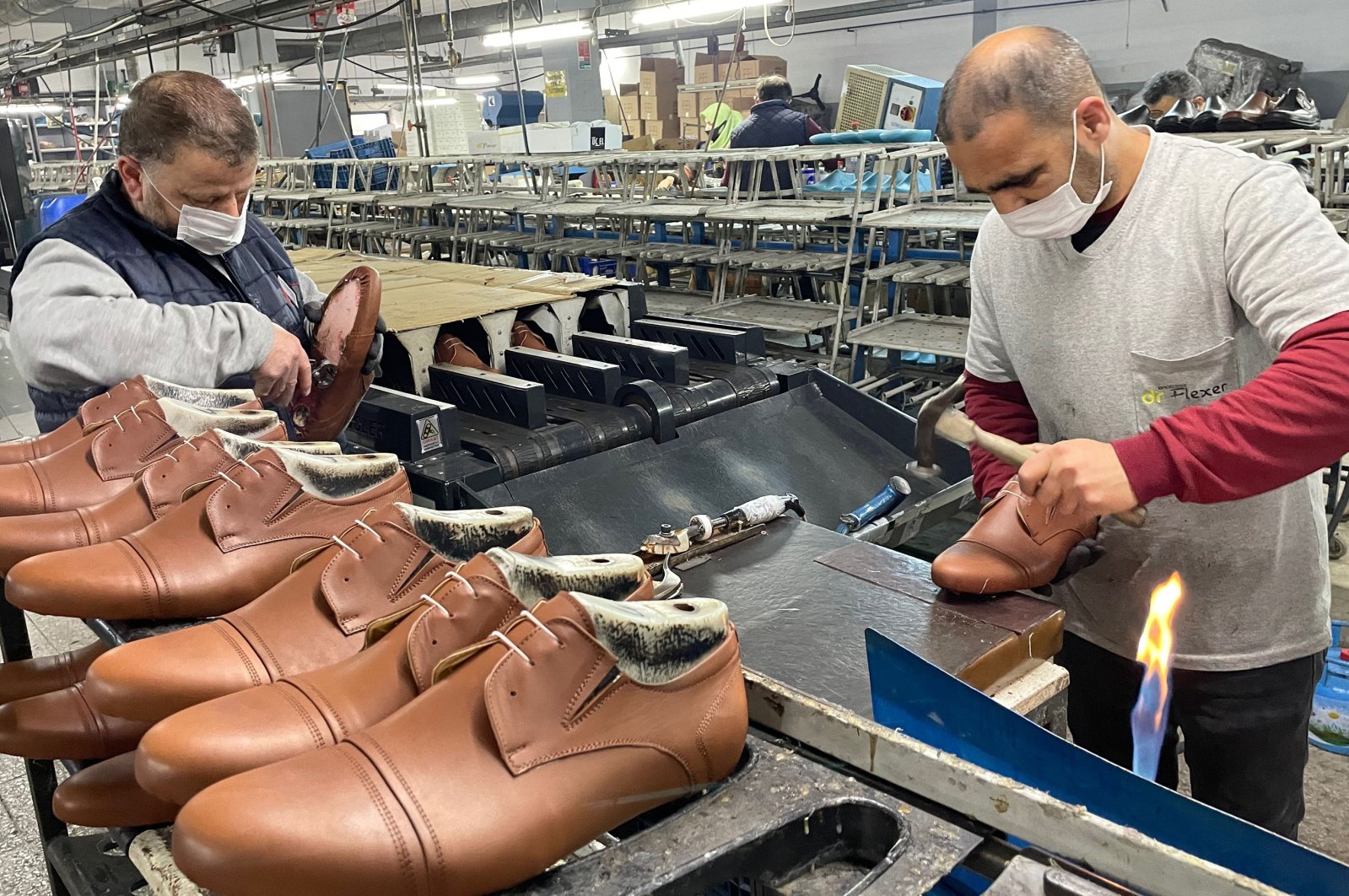 Turkish footwear exports have surged 22.9% year-on-year in 2021, exceeding $1 billion for the first time. (AA Photo)