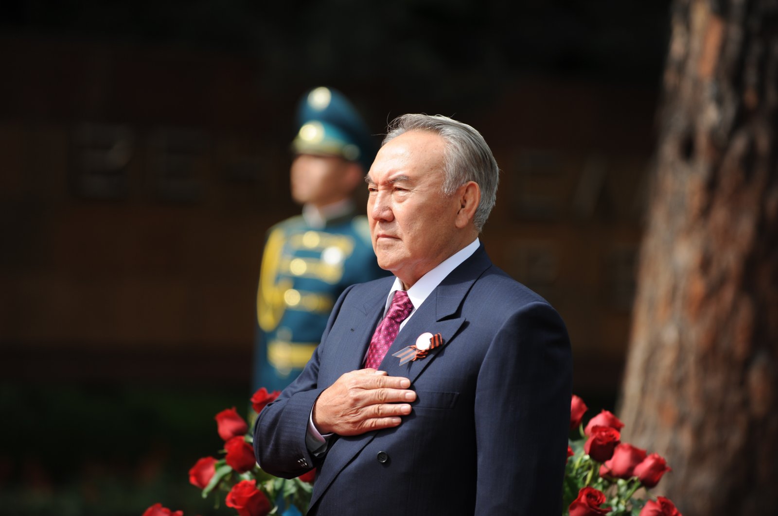 Former President Nursultan Nazarbayev attends Victory Day celebrations in Almaty, Kazakhstan, May 9, 2011. (Stutterstock)