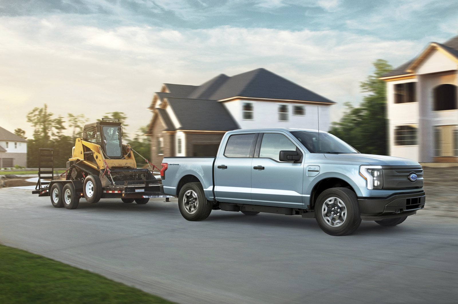This undated photo provided by Ford shows the 2022 Ford F-150 Lightning, an all-electric pickup with an estimated range of about 230-300 miles. (AP Photo)