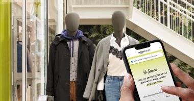 Amazon's upcoming physical fashion store and app are seen in this handout image obtained Jan. 19, 2022. (Amazon.com via Reuters)