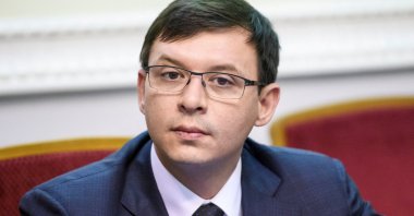 Ukrainian lawmaker Yevhen Murayev attends a session of the Ukrainian parliament, Verkhovna Rada, in Kyiv, Ukraine, Nov. 26, 2018. (Reuters Photo)