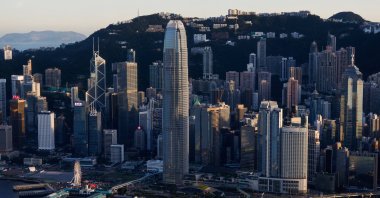 A general view of the Two International Finance Centre (IFC), HSBC headquarters and the Bank of China are seen in Hong Kong, China, July 13, 2021. (Reuters Photo)