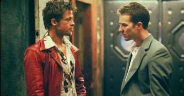 A still shot from &quot;Fight Club&quot; by David Fincher.