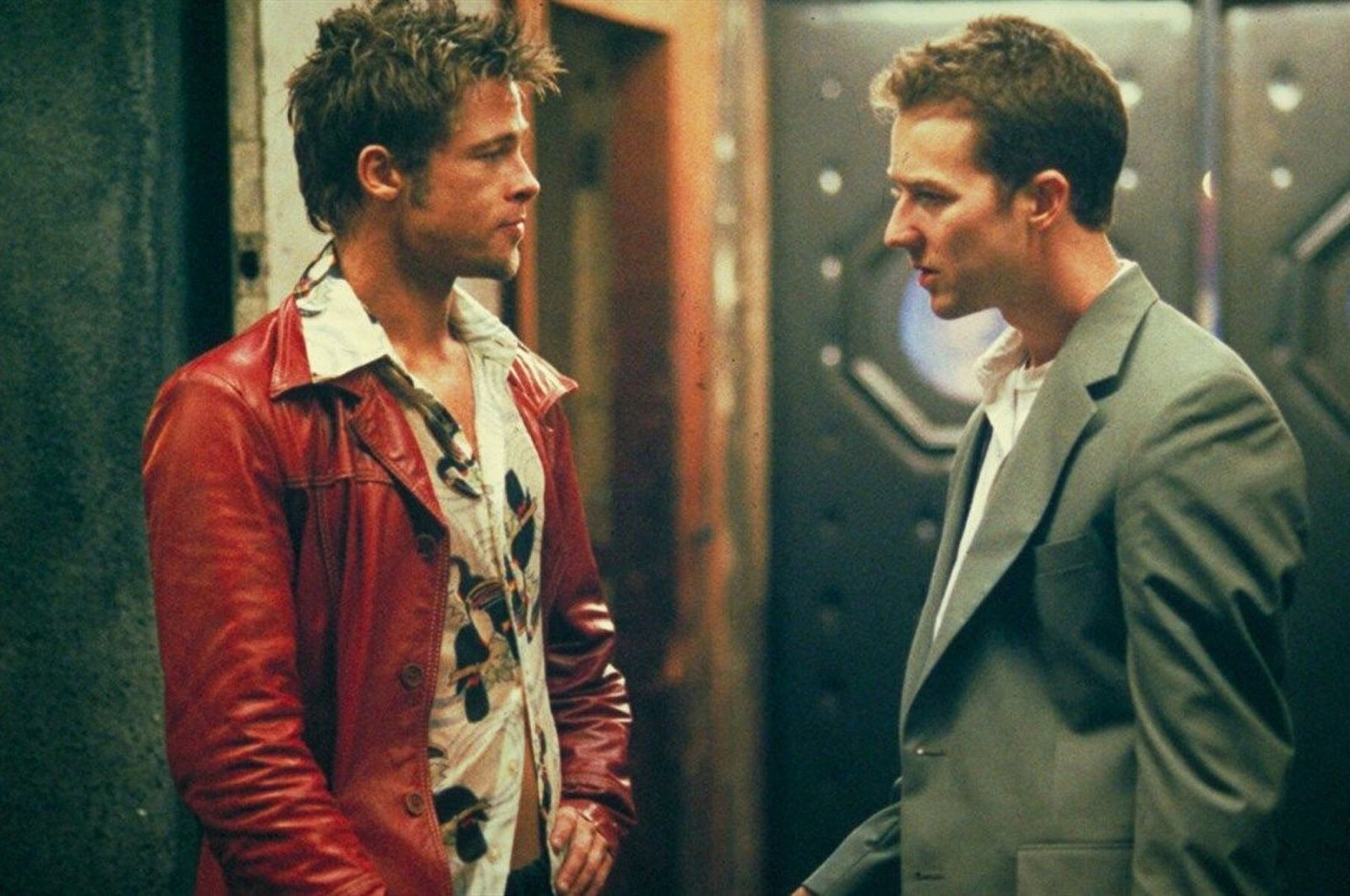 A still shot from &quot;Fight Club&quot; by David Fincher.