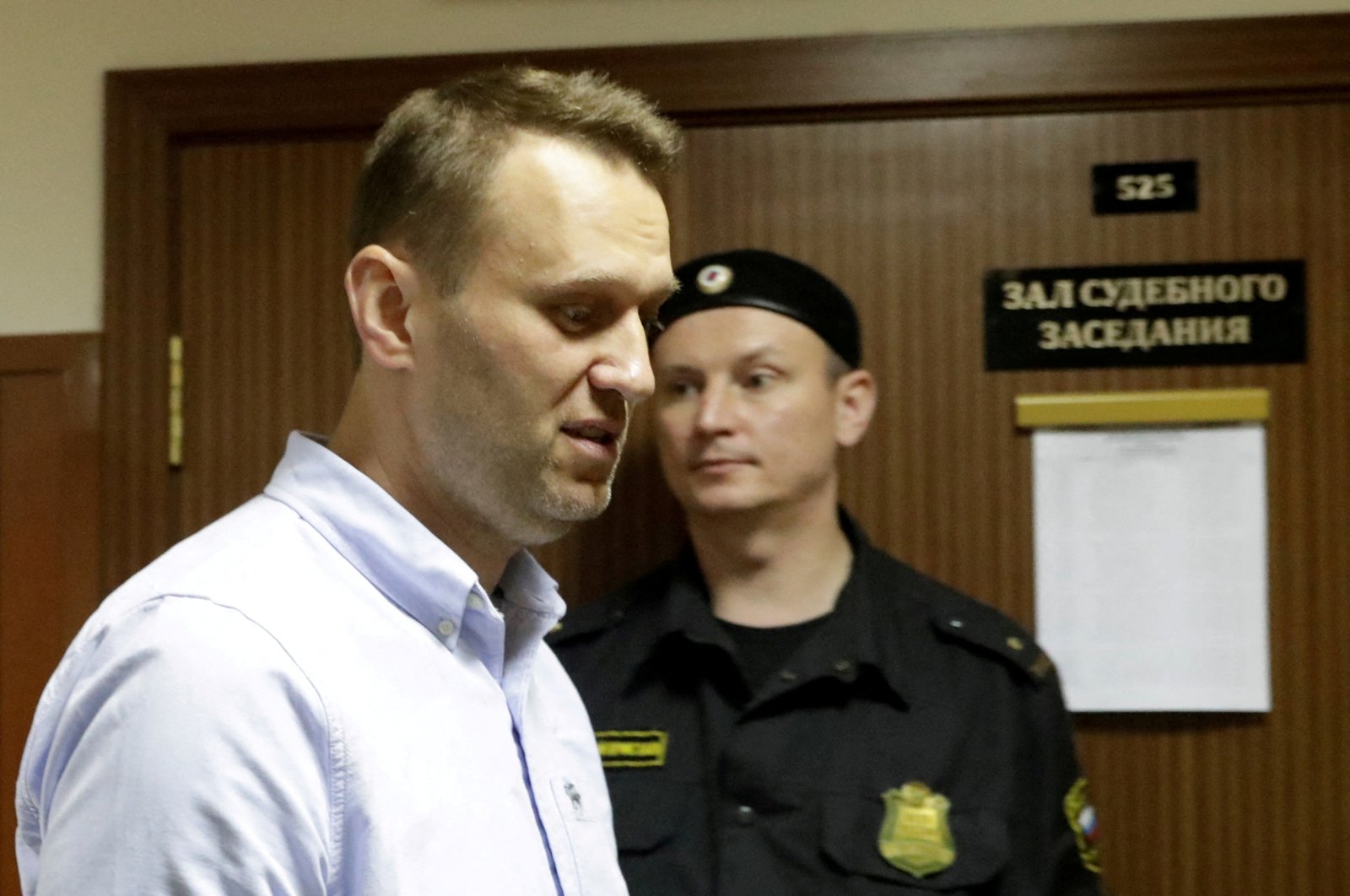 Russian opposition leader Alexei Navalny arrives for a hearing for his appeal at a court in Moscow, Russia, June 16, 2017. (Reuters File Photo)