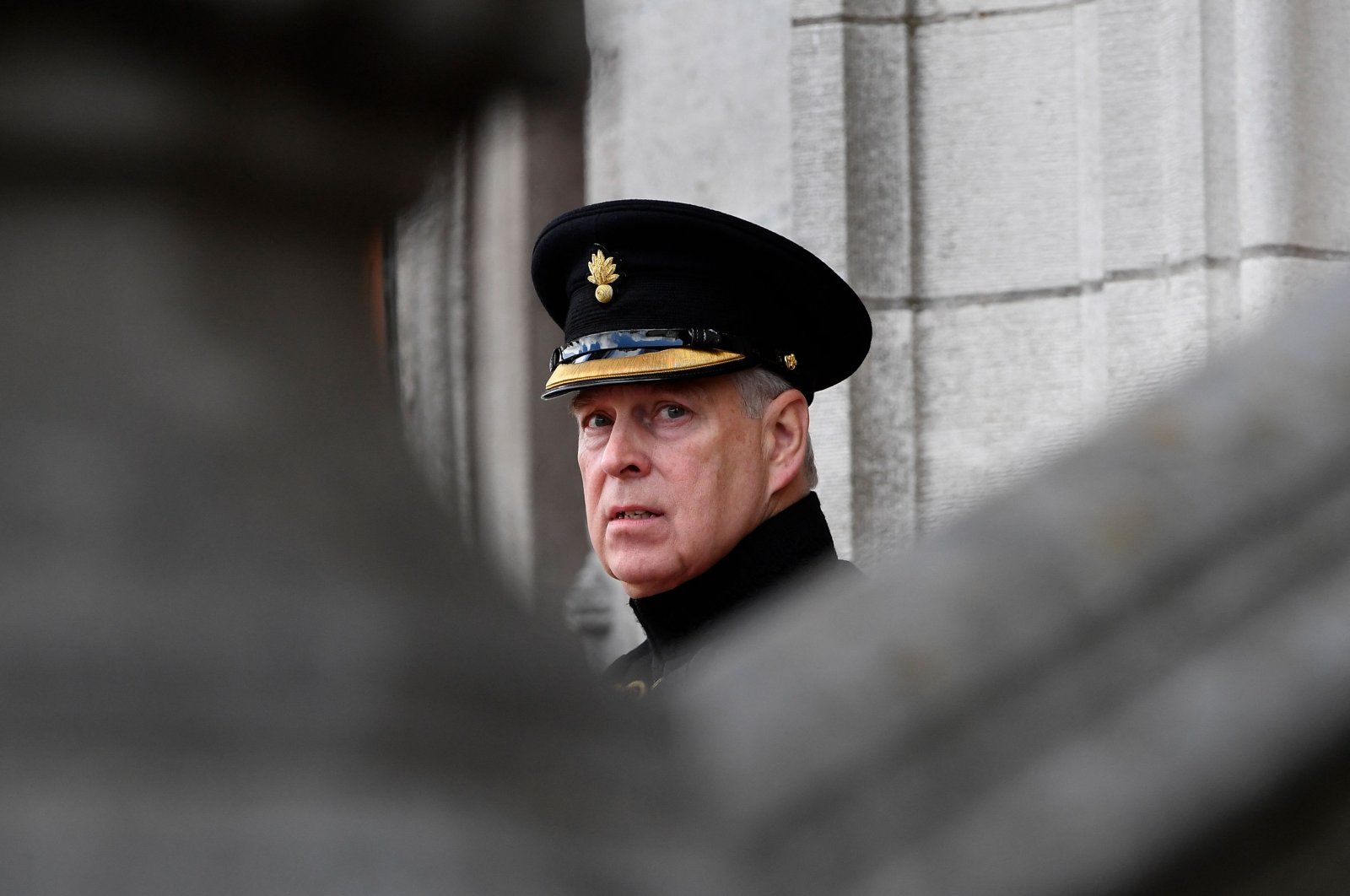 Britain&#039;s Prince Andrew attends a ceremony commemorating the 75th anniversary of the liberation of Bruges, Sept. 7, 2019. (AFP Photo)