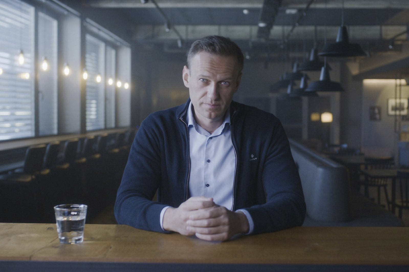 Alexei Navalny appears in a scene from &quot;Navalny&quot; an official selection of the U.S. Documentary section at the 2022 Sundance Film Festival. (AP)