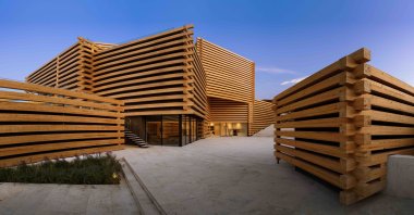 A general view from Odunpazarı Modern Museum (OMM), Eskişehir, northwestern Turkey. (Courtesy of OMM)