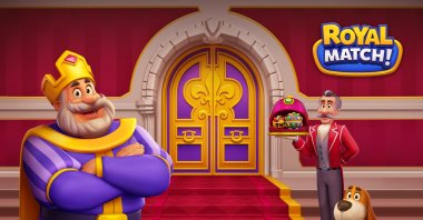 A poster of Royal Match, a hit game developed by Turkey's Dream Games. (Courtesy of Dream Games)