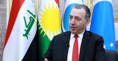  Aydın Maruf speaks to Anadolu Agency in an interview, Jan. 28, 2022. (AA Photo)