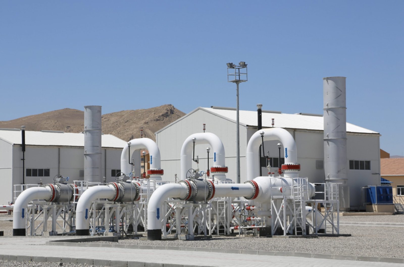 BOTAŞ natural gas station in Erzincan, Turkey, Feb. 8, 2013. (Sabah File Photo)