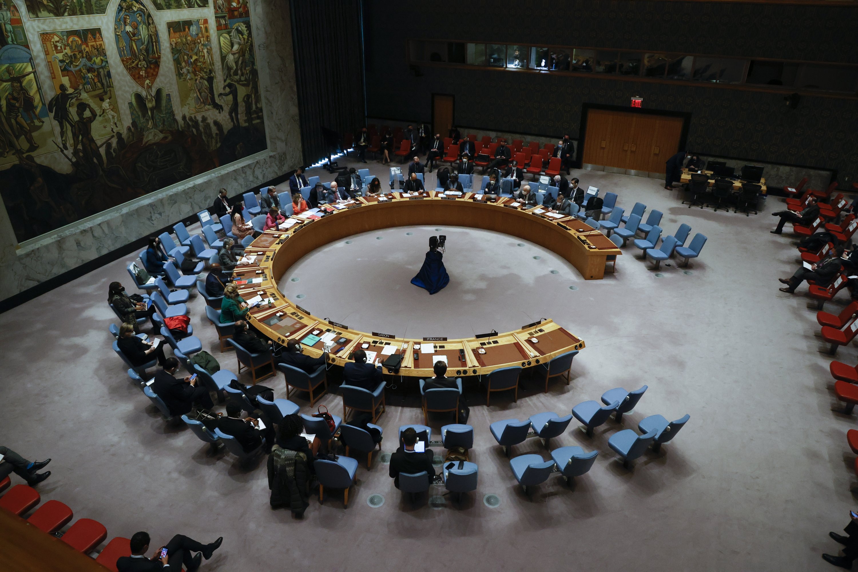 Russia, US exchange heated arguments over Ukraine at UN council meet | Daily Sabah