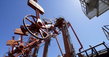 A worker is seen at the Jose oil terminal in Venezuela in this undated file photo. (Reuters Photo)