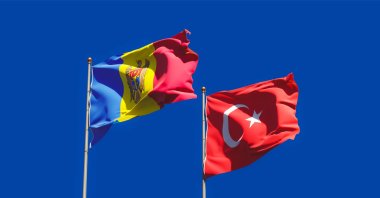 Flags of Moldova and Turkey. (Shutterstock File Photo)