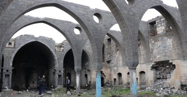 Surp Sargis church in southeastern Diyarbakır province, Turkey, Feb. 6, 2022. (AA Photo)