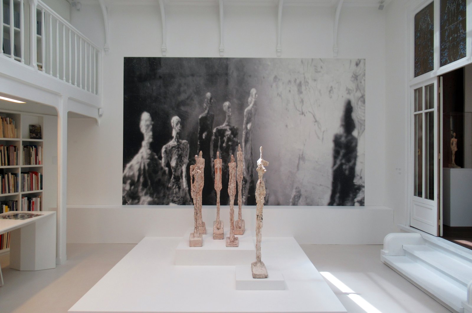 The &quot;Femmes de Venise&quot; sculpture series by Alberto Giacometti in Paris&#039; Giacometti Institute. (DPA)