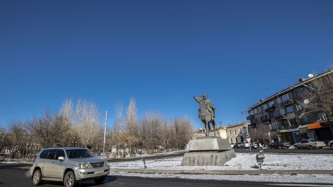 Gyumri, northwestern Armenia, Feb. 6, 2022. (AA Photo)
