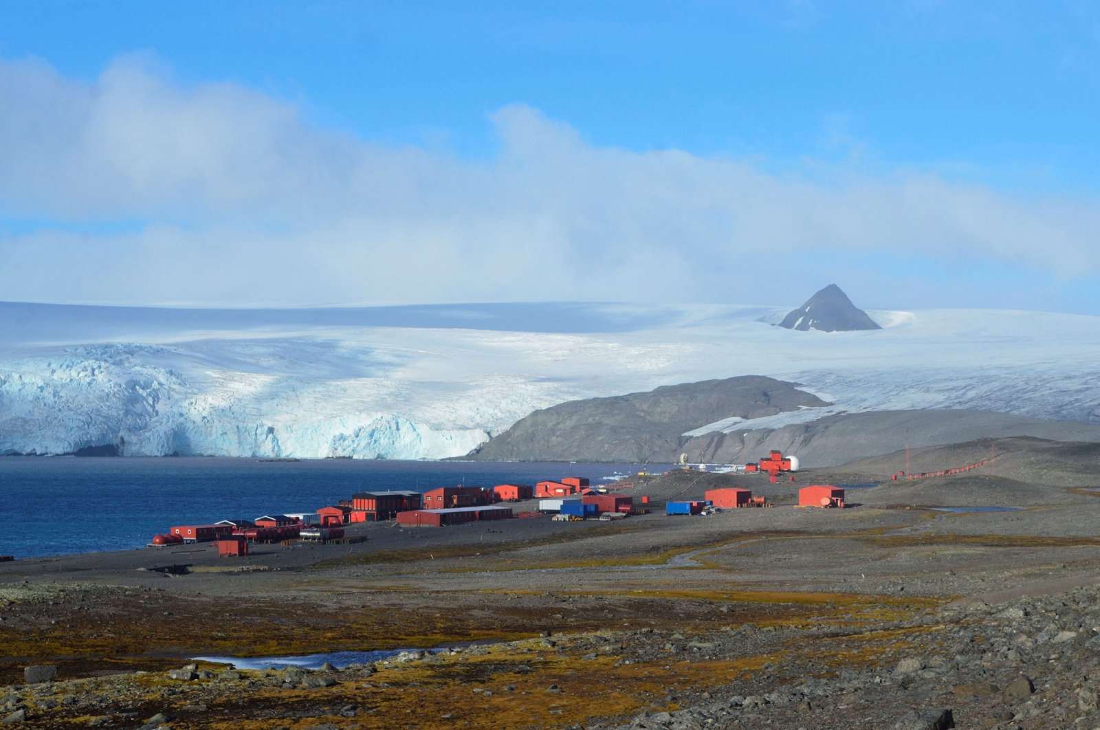 A general view of the Carlini base, in Antarctica, Jan. 22, 2022. (Reuters Photo)