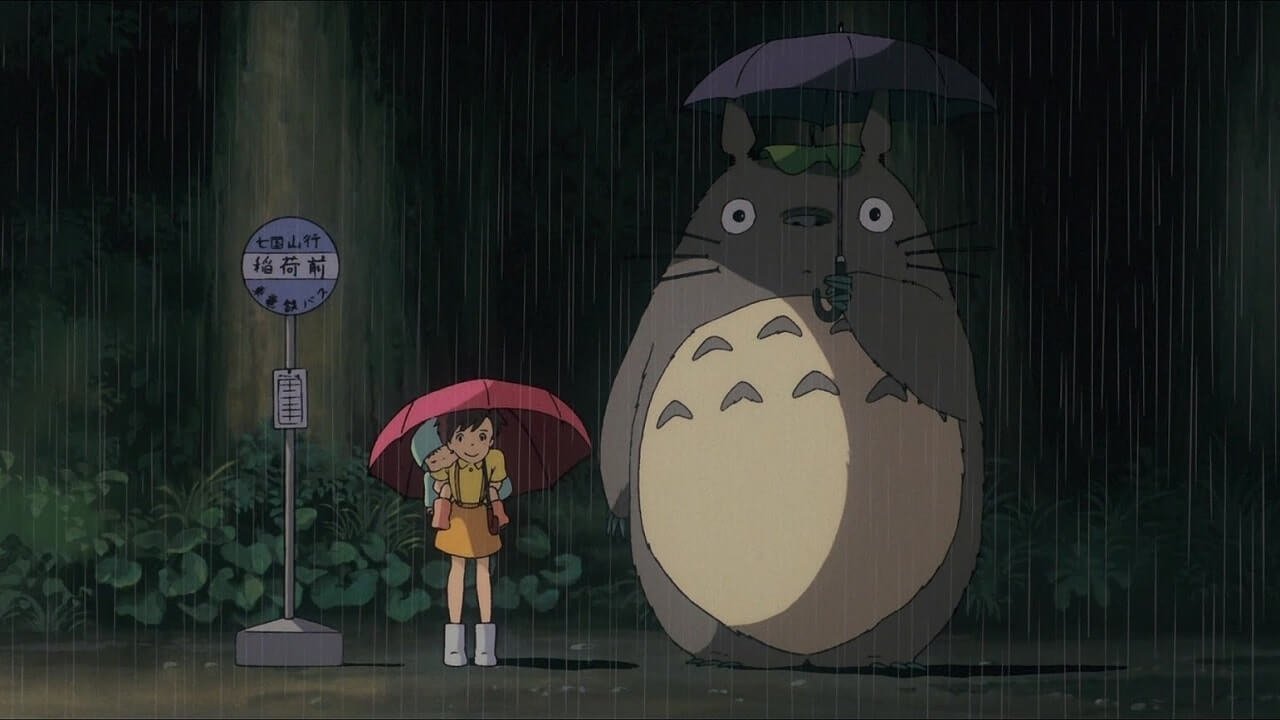 A still shot from “My Neighbor Totoro.'
