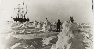 Sir Ernest Shackleton&#039;s trans-Antarctic expedition &quot;Endurance.&quot; (Photo courtesy of New South Wales State Library)