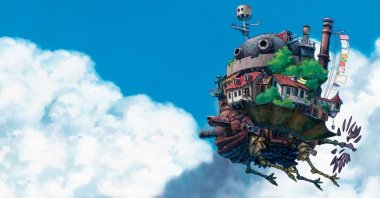 A still shot from "Howl&#039;s Moving Castle." 