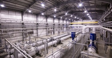 Azerbaijan exported 8.5 billion cubic meters of gas to Turkey in 2021. (IHA Photo)