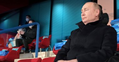 Russian President Vladimir Putin attends the opening ceremony of the Beijing 2022 Olympic Winter Games in Beijing, China, Feb. 4, 2022. (Reuters Photo)