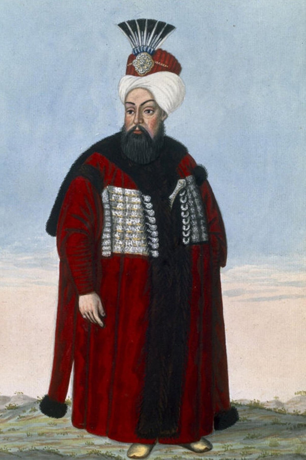 A portrait of Sultan Ahmed II. (Wikimedia)