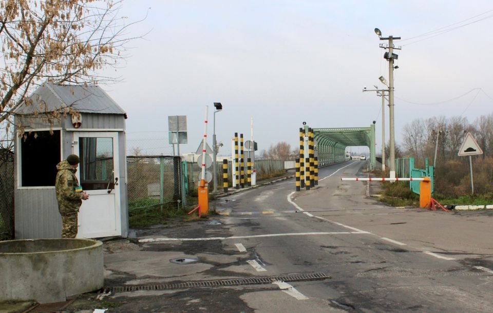 A view shows the checkpoint Ustilug on the border with Poland, Ukraine, Nov. 15, 2017. (Reuters Photo)