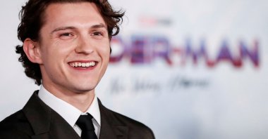 Cast member Tom Holland attends the premiere for the film &quot;Spider-Man: No Way Home,&quot; in Los Angeles, California, U.S., Dec. 13, 2021. (Reuters Photo)