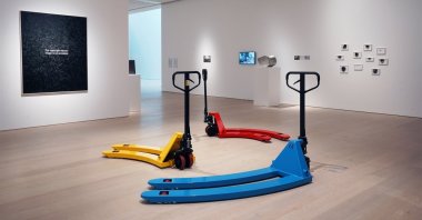 An installation view from &#039;Precaution&#039;, Arter, Istanbul. (Courtesy of Arter)