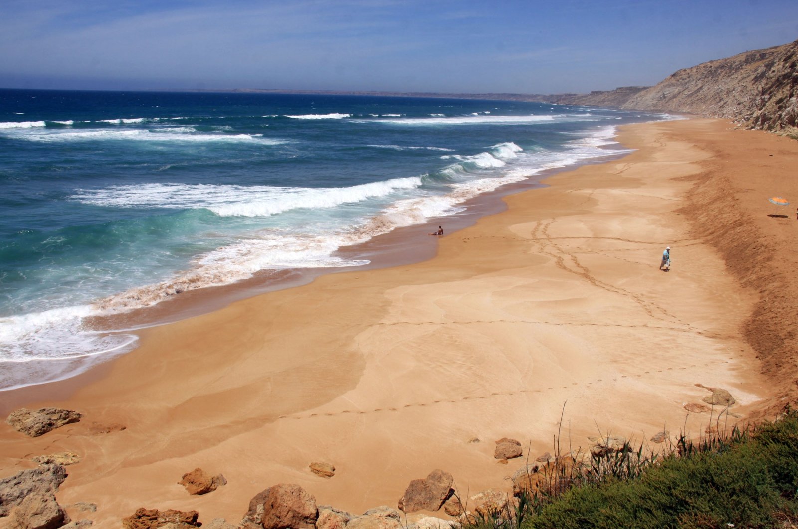 The Lalla Fatna beach is a popular surfing spot in Morocco. (dpa Photo)