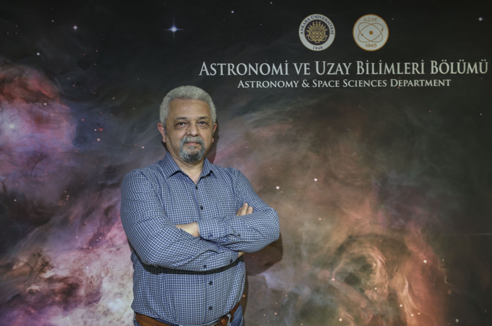 Professor Selim Osman Selam speaks to Anadolu Agency (AA) about the discovery, in the capital Ankara, Turkey, Feb. 14, 2022. (AA Photo)