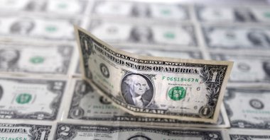 U.S. dollar banknotes are displayed in this illustration taken Feb. 14, 2022. (Reuters Photo)