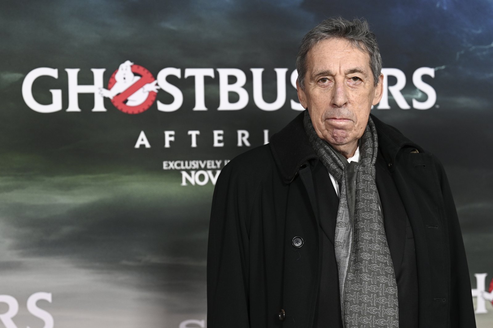 Producer Ivan Reitman attends the premiere of &quot;Ghostbusters: Afterlife&quot; at AMC Lincoln Square 13, New York, U.S., Nov. 15, 2021. (AP Photo)