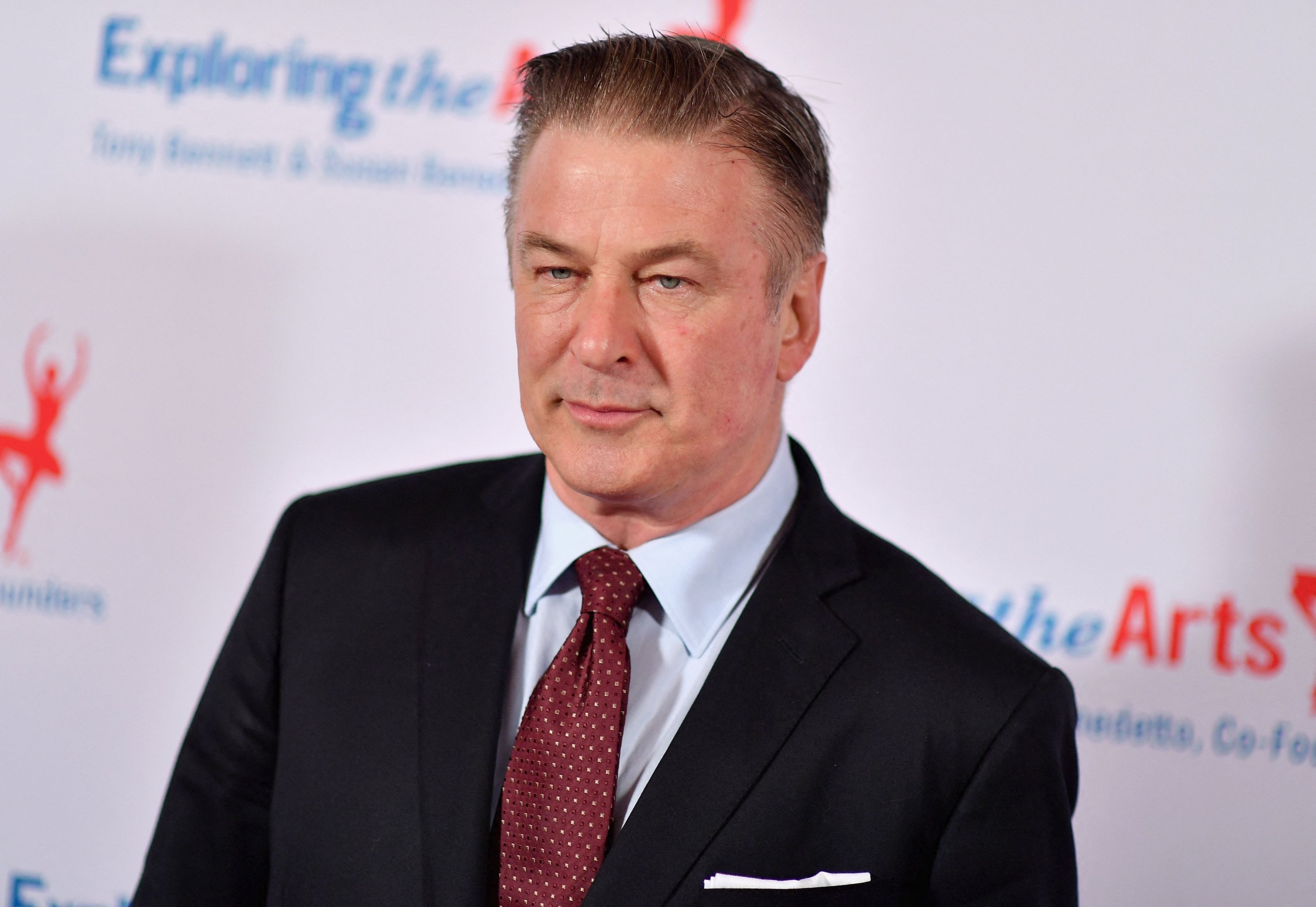 Actor Alec Baldwin attends the Exploring the Arts 20th anniversary gala at Hammerstein Ballroom in New York City, U.S., April 12, 2019. (AFP)