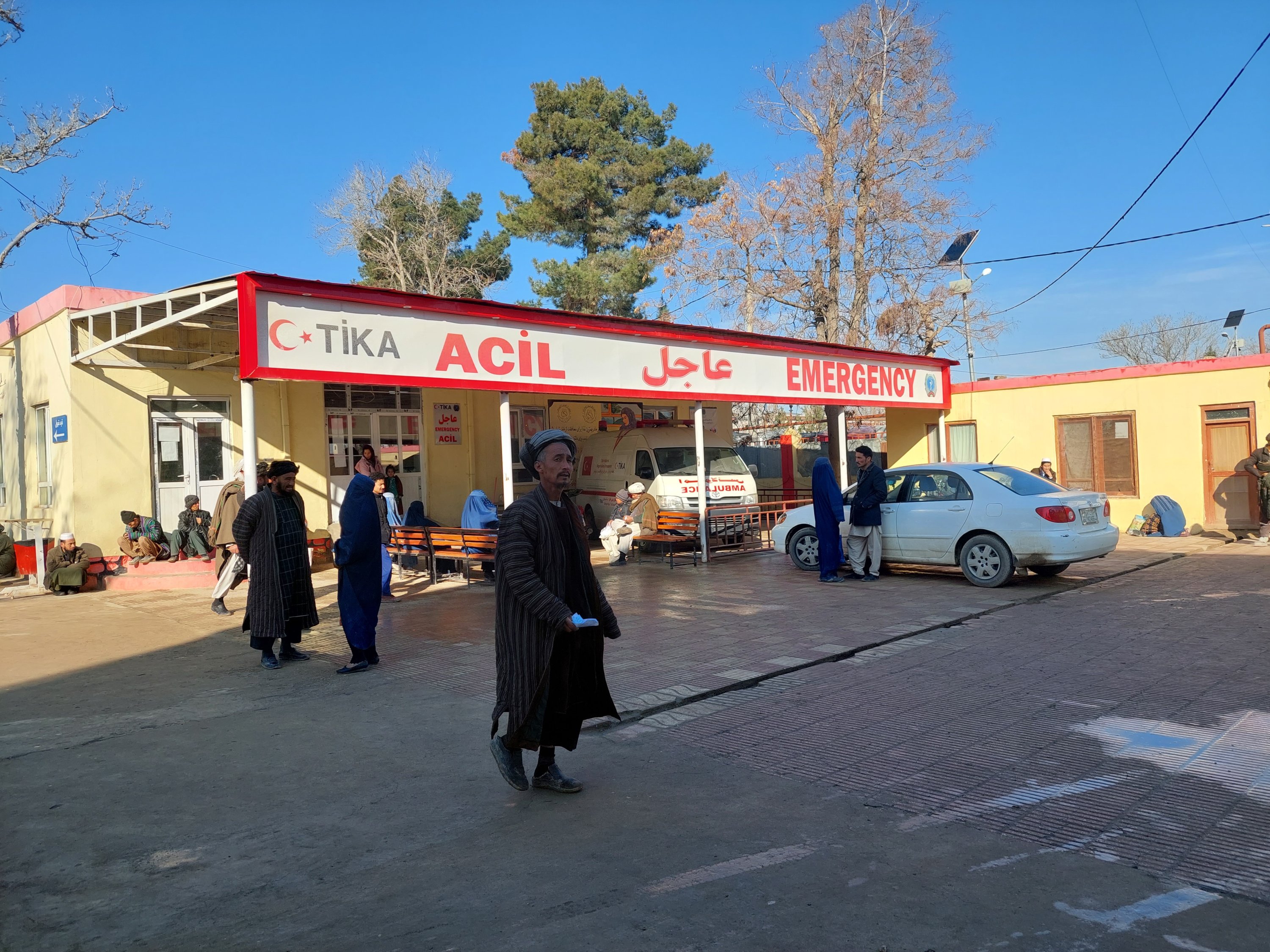 An emergency service built by Turkey's TIKA in Afghanistan, Feb. 16, 2022. (AA photo)