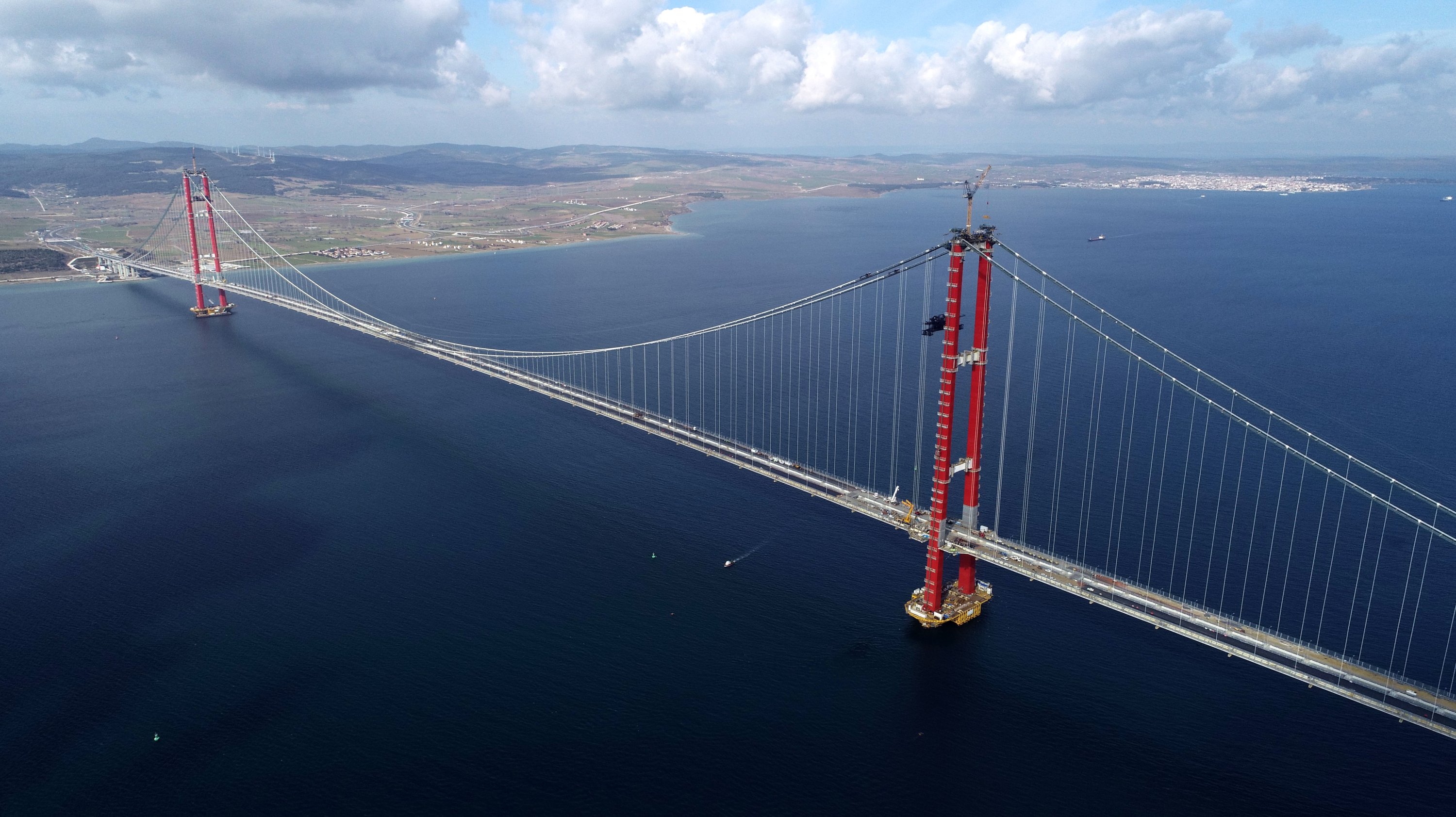 Turkey counts down to opening of landmark 1915 Çanakkale Bridge | Daily  Sabah