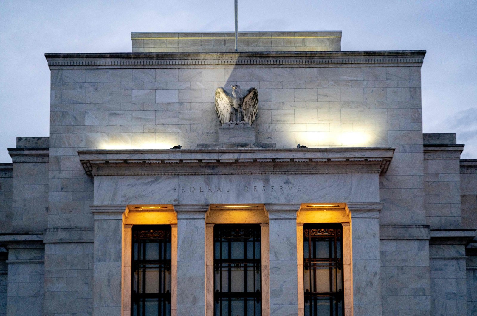 The Marriner S. Eccles Federal Reserve building in Washington, D.C., U.S., Jan. 25, 2022. (AFP Photo)