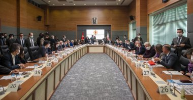 The Parliamentary Constitution-Justice Joint Committee meeting, Ankara, Turkey, Feb. 17, 2022. (AA Photo)