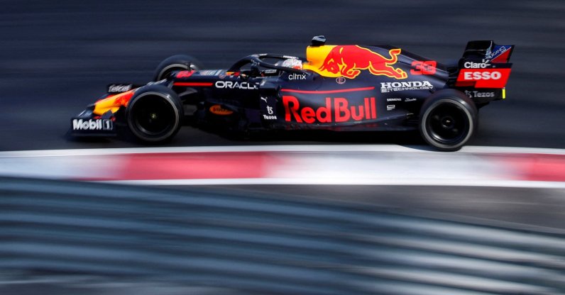 Red Bull's Max Verstappen during testing at Abu Dhabi, UAE, Dec. 14, 2021. (Reuters Photo)