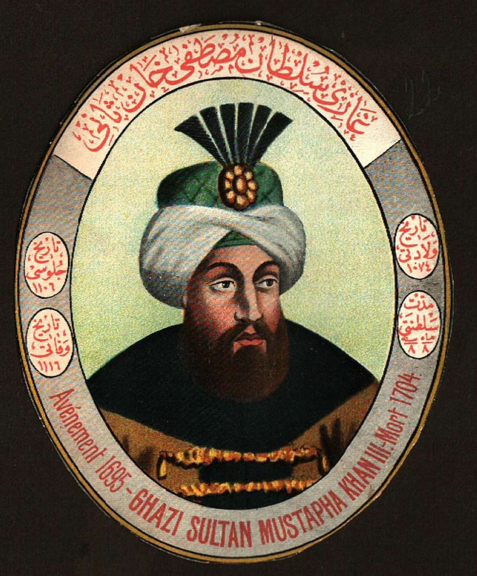 A portrait of Sultan Mustafa II. (Wikimedia) 