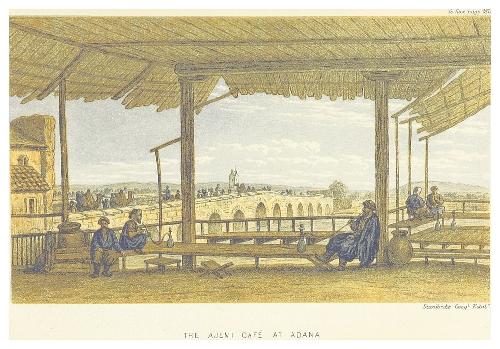 A depiction of Taşköprü published in Life in Asiatic Turkey by Edwin John Davis in 1879. (Wikimedia) 