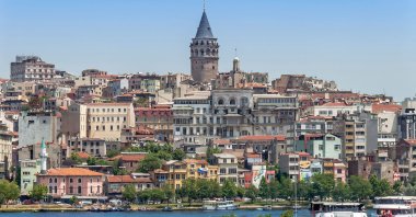 A view of the Galata Tower and Beyoğlu, Istanbul, Turkey, June 22, 2006. (Shutterstock Photo)