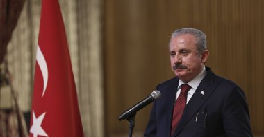 Turkey’s Parliament Speaker Mustafa Şentop, Ankara, Turkey, Feb. 18, 2022. (AA Photo)