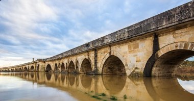 A view from the Bridge of Uzunköprü, Edirne, northwestern Turkey. (Shutterstock)