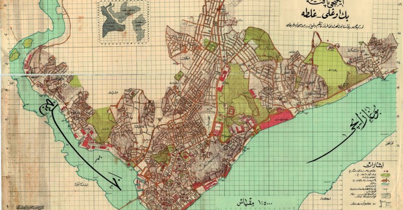 "Istanbul, Section 2 - Beyoğlu, Galata," Istanbul: Turkish Discovery and Construction Company, 1923-1927. (Photo by Matt Hanson)