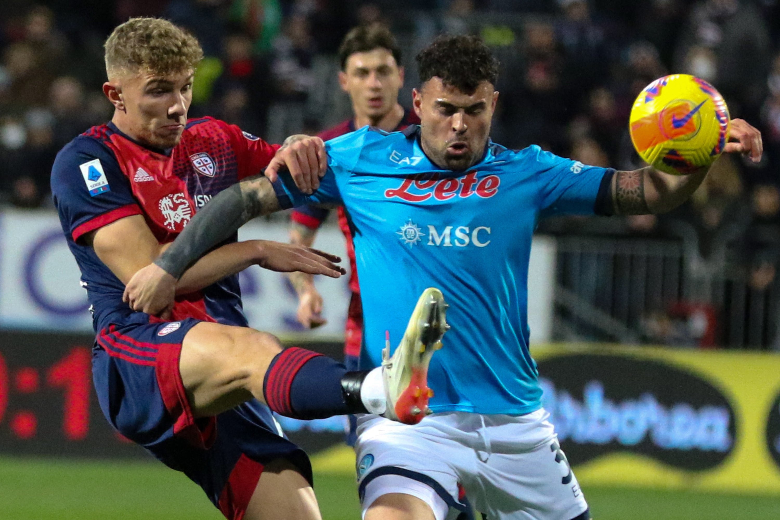 Alessandro Deiola of Cagliari in action during the Serie A match