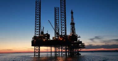 A natural gas storage facility in Silivri, Istanbul, Turkey, Feb. 20, 2022. (AA Photo)