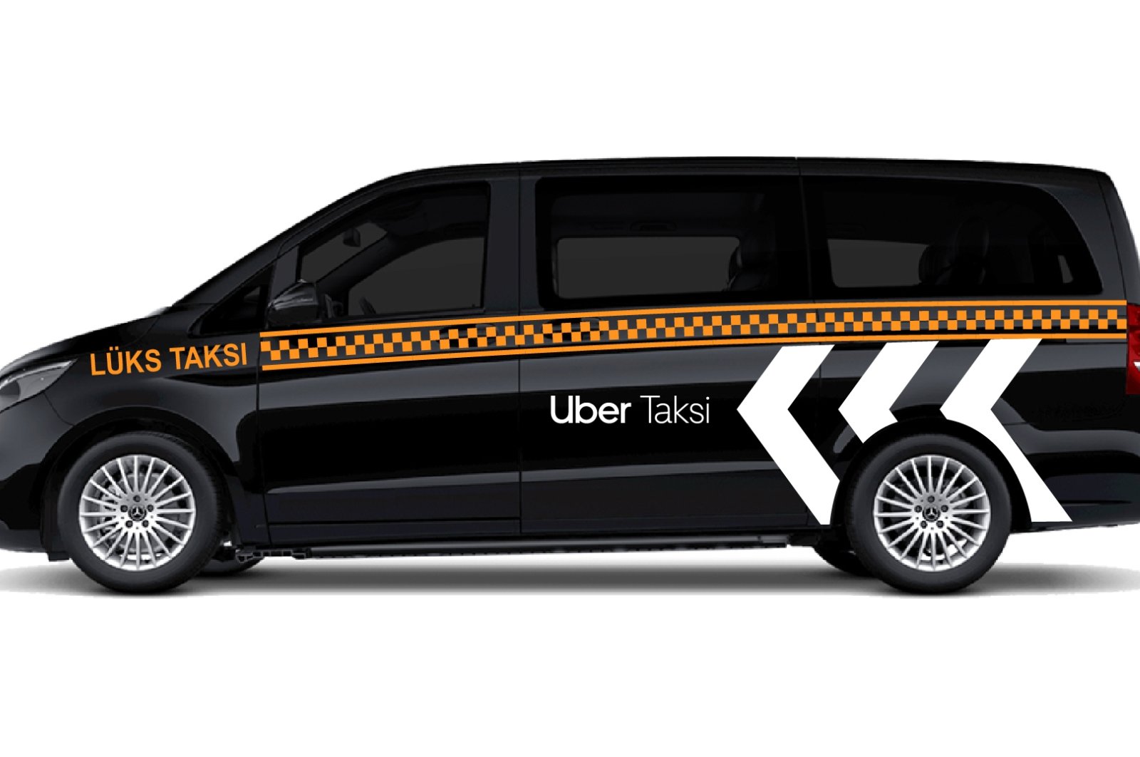 Illustration of Uber&#039;s black cab, Feb. 22, 2022. (DHA Photo)